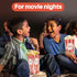 MAQIHAN 18PCS Popcorn Boxes, 46oz Square Popcorn Buckets for Kids Christmas Movie Night, Red & White