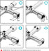 DURATECH 4 Way Sillcock Key with Bit, Multi-functional Water Key for Valve, Faucet, and Spigots
