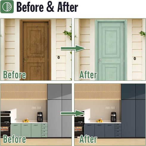 32 Oz DWIL Matte Finish Furniture Paint - Wood Paint for Cabinets, Doors, Tables, and Dressers Refinishing
