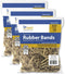 Upgrade Office Supply UPG22433PK3 Rubber Bands, Size #33 (3-1/2 x 1/8"), Natural Crepe, Made in USA (3 Pound Bag)