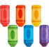 Qyeahkj 6 Pcs Crayon Hanging Paper Lanterns Party Decorations 10 x 4Inch Colorful