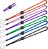 YOUOWO 6 Pack Nylon Wrist Lanyard, Adjustable Length for Flashlight, Wallet, USB Drive, Cell Phone Charms, Key ID