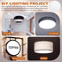 7.5" PATIKIL Lampshade Diffuser, Diameter Round Diffuser for Drum Lampshades Pendants Light, DIY Light Shield, Frosted