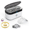 LifeBasis Ultrasonic Jewelry Cleaner, 500ML Portable 42kHz Cleaner with 5 Digital Timer and Watch Holder - White