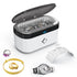 LifeBasis Ultrasonic Jewelry Cleaner, 500ML Portable 42kHz Cleaner with 5 Digital Timer and Watch Holder - White