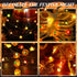 118In Halloween Indoor Led String Lights Copper Wire Fall Decorative Lights for Bedroom Party Autumn Thanksgiving