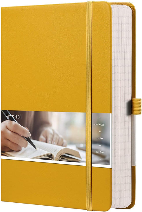 EMSHOI Graph Paper Notebook - 256 Pages A5 Graph Notebook, Square Grid Notebooks for Work, 120gsm Thick Paper