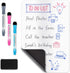 Mifflin-USA 12x8'' Magnetic Dry Erase White Board Sheet for Fridge, Stain-Resistant Kitchen Planner Board