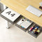 Under Desk Table Drawer Storage Organizer, 3 Pack Slide Out Drawers for Hidden Desktop Storage