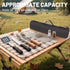 Azumavi Pack Pack, 22.44 3.94 3.94 Multi-Purpose Grill Storage Bag, BBQ Tool Storage Bag, Waterproof Oxford Grill Tool