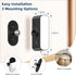 2 Pack 3 Dimmable Rechargeable Wall Lights with Remote & Touch, Battery Operated Wall Sconce, Magnetic Stick-On, Color
