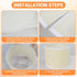 13" 13" 10" Antrader Lamp Shade Beige Rattan Lampshades for Table & Floor Lamp, Top x Bottom x High Lampshade