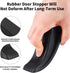 Door Stoppers 2 Pack - Premium Rubber Door Stoppers for Bottom of Door Security, Heavy Duty Wedge for Carpet