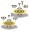 DESCO 09864 Universal SNAP MOUNTING KIT, Pack of 2