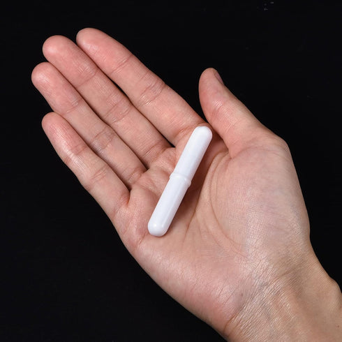 MECCANIXITY Magnetic Stirrer Mixer Stir Bar Rod 55mm x 9mm with Ring Shape Coating Magnet for Laboratory Use
