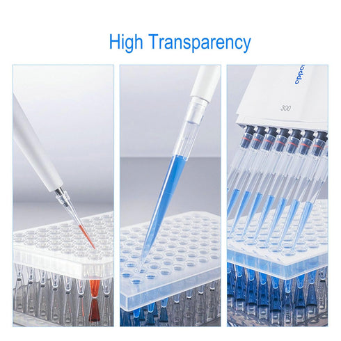 1000ul Universal Pipette Tips with Box, RNase/DNase Free & Pyrogen Safe, 96 Tips/Rack