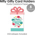 Set 8 Big Dot of Happiness Colorful Floral Happy Mother's Day - We Love Mom Party Money and Gift Card Sleeves - Nifty