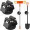 MUTUACTOR Magnetic Broom Holder Heavy Duty,12lbs Magnetic Mount Broom and Mop Holder