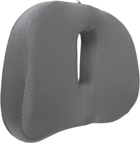 CLZothique Tailbone Orthopedic Donut Pillow, Memory Foam Donut Seat Cushion with Ring Design and Front Groove