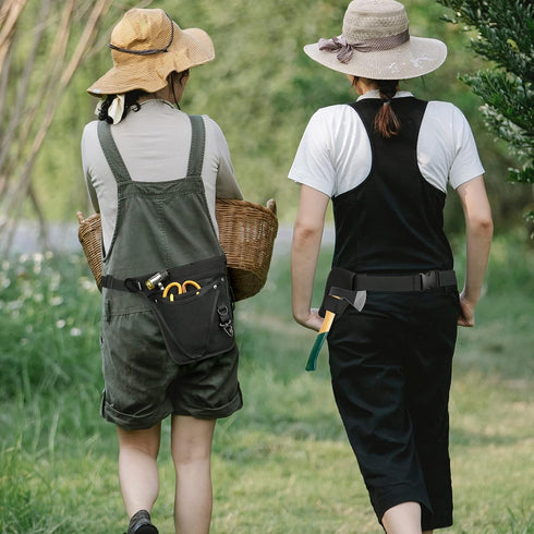 Heavy Duty Oxford Garden Tool Belt Holster for Women & Men, Adjustable Pouch for Electrician, Carpenter, Construction