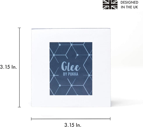 Pukka Pad Glee Memo Block, 3-Pack, 500 Sheets of 70GSM Note Paper, 3.15 x 3.15 Inches