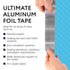 IMPRESA Aluminum Foil Tape, 1.9 Inches Wide (150 Feet/50 Yards), Ideal for Sealing and Patching HVAC Ducts