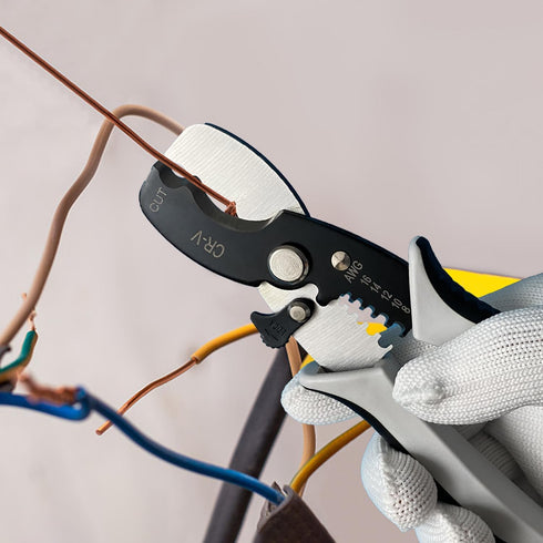 Wire Cutters Stripper, BOOSDEN 8 inch Cable Cutters, Precision Wire Stripper, Heavy Duty Cable Cutting Pliers