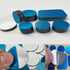 UtySty 12 Pack Closet Counter Metal Plate Mount Replacement Adhesive Iron Sticker Patch for Stick-on Magnet Light