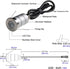 LED In-Ground Well Light, Mini 15 Narrow Beam Angle Spotlight, 1W 12V-24V DC, Warm White