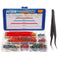 BOJACK 14 Values 840 pcs Solderless Flexible Breadboard Connecting Line Cables, Breadboard Jumper Wires Kit
