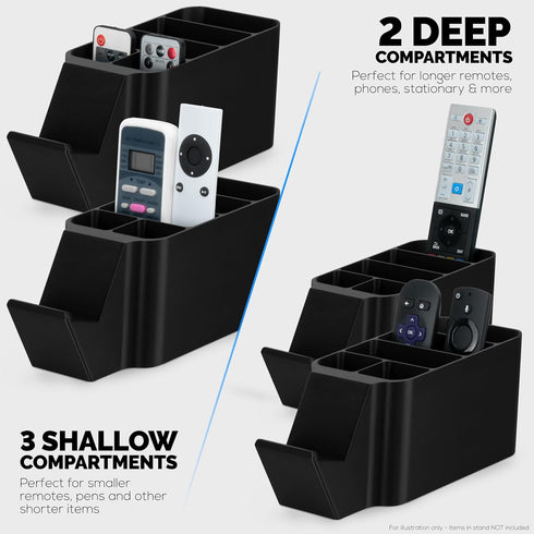 BRAINWAVZ Game Controller and Remote Control Holder, Ideal for Side Tables & Desktops, Organizes Pens & Stationery
