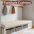 BLLMTEAR Bottom(5,30x60cm) Window Seat Cushions Indoor, Bay Window Cushion, Waterproof Anti-cat Scratch Bench Cushions