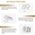800 Pieces 304 Stainless Steel Flat Washers Assortment Kit, Fender Washers in 9 Sizes (M2-M12)