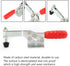 (201-C) Cryfokt Handle Horizontal Clamp, Carbon Steel Material Carbon Steel Horizontal Clamp, Work Table