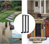 PAUANI Poles(M,35cm) Metal Wall Mount Stair Railing, U/M-Shaped Non-Slip Stair Handrail, Elderly Children's Safety