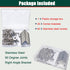 20pcs L Bracket Corner Brace, 30mmx30mm Stainless Steel Right Angle Bracket with Screws for Wood Cabinet