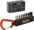 Railer Tamper Proof Torx Bit Set, Premium S2 Steel 1 Inch Impact Driver, 10pc 6 Star Bit Set with Tool Storage Bit