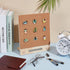 BENECREAT Cork Board Pin Display, 9.7x8.2inch Rectangle Bulletin Board for Brooch Collection, Office Home Decor