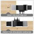 Spoilboard 1/4 inch 1" 3 1/2" 1/4" Newdeli CNC Surfacing Router Bit Shank Cutting Diameter Wings Slab Flattening Router