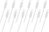 EISCO (Pack of 12) Nylon Cleaning Brushes with Fan-Shaped Ends, 12.25" -