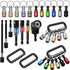 18PCS Bit Holder Cool Gadgets, 11P Drill Bit Holder Keychain/ 3P Impact