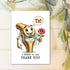 ABNSDesigns I Kneed To Say Thank You Card - Funny Knee - Nurse Appreciation - Doctor Greeting - Cute Grateful Card
