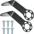 889661M Steel L Shaped Rafter Hook Replacement with Bolt, Compatible with Hitachi Nail Gun NR83A5 Series (2 Set)