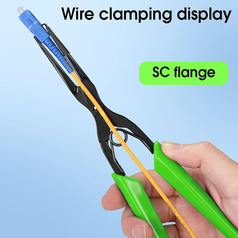 Optical Fiber Pliers, Fiber Optic Connector Tool for Insertion and Removal, Long Nose Pliers for SC and LC Connectors
