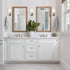 AL9082-W1 ALICE HOUSE Brushed Nickel Wall Sconce, Farmhouse Bathroom Wall Lamp, Modern Wall Lighting for Living Room