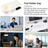 Large Thick Cup Holder Clip for Desk Adjustable Table Side Beverage Holder Clip Sturdy Plastic Drink Organizer