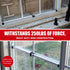 (14.25" 37") SecurityMan Window Security Bar - Easy Install for Horizontal/Vertical Windows - Adjustable Window Lock