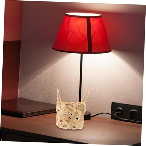 Hand-Woven Bamboo Lampshades for Floor and Table Lamps
