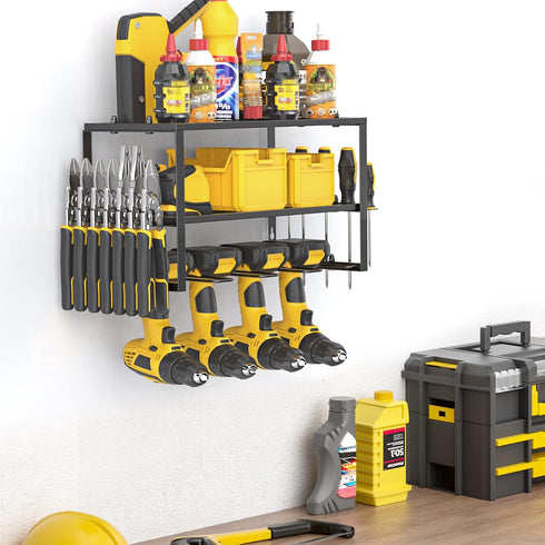 1 Pack 3 4 Spacecare Power Tool Organizer- Power Drill Tool Holder- Heavy Duty Tool Shelf & Layers Tool Rack Cordless