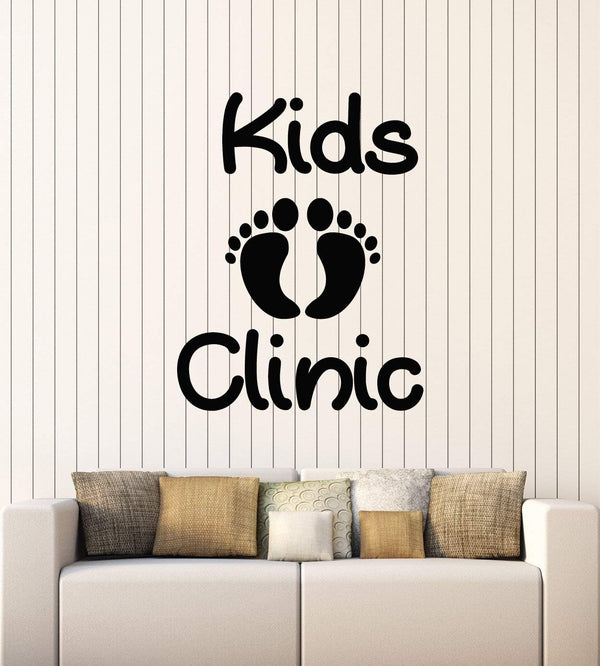 WallStickers4ever Vinyl Wall Decal Kids Clinic Children's Care Health Baby Trace Stickers